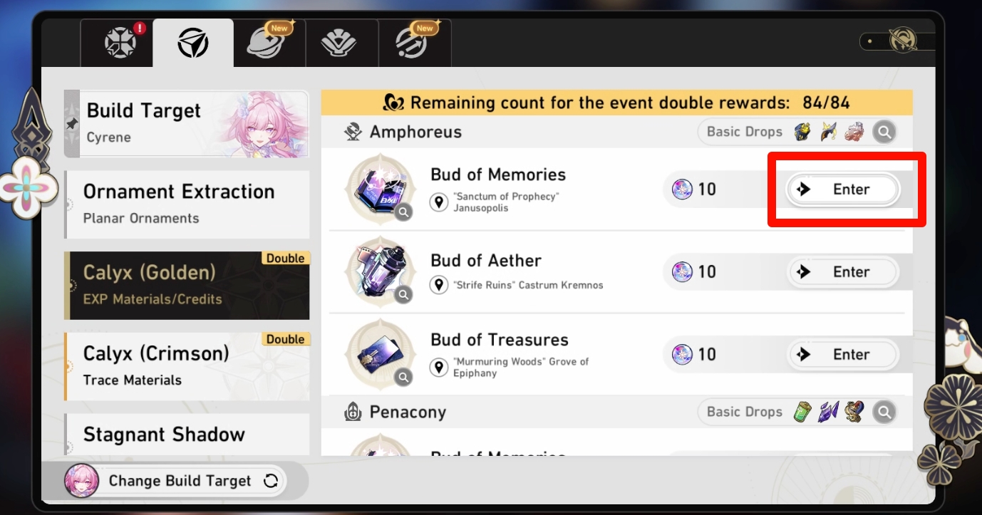 How to check HSR 3.7 Garden of Plenty Guide ID