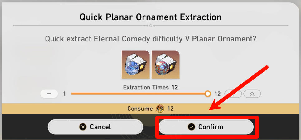 How to check HSR 3.8 Planar Fissure Event Guide ID